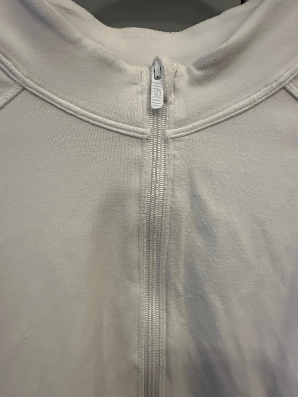 lululemon athletica Ivory Half-Zip Pullover